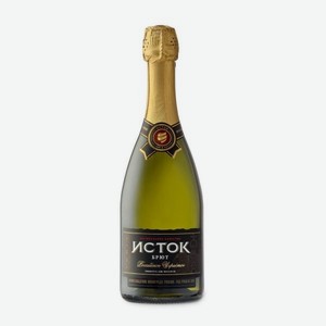 ИСТОК Вино Игристое Белое Брют 0.75л