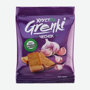 Гренки  Хрустец  со вкусом чеснока 80гр ОТ 2ШТ