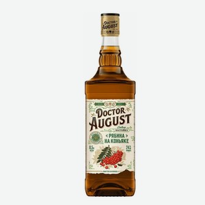 Настойка сладкая  ДОКТОР АВГУСТ Рябина на коньяке  0,5л 24%