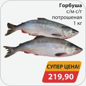 Горбуша с/м с/г потрошеная 1 кг