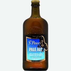 Пиво St.Peter’s Пейл Эль, светлое 0,5л с/б