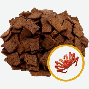 Сухарики черные Королевский краб, 90гр фасовка