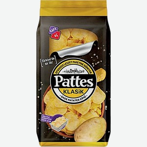 Чипсы Pattes классические, 100гр флоупак