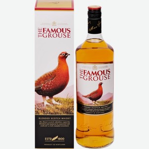 Виски  Фэймос Граус  Файнест, в подарочной коробке, 1000 мл