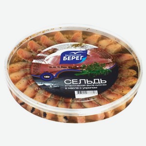 Сельдь МАТЬЕ в масле с укропом 180г