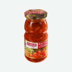 Фасоль ЭКО По-итальянски с овощами 510г с/б