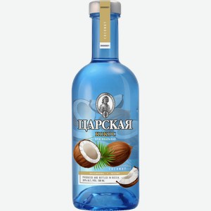 Водка Царская Оригинальная Кокос, 38%, 0.5л, Россия