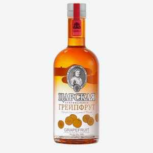 Водка Царская Оригинальная Грейпфрут, 38%, 0.7л, Россия