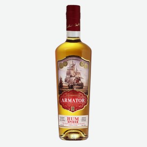 Ром Арматор Пряный, 38%, 0.5л, Россия