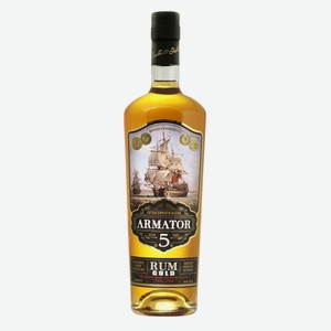 Ром Арматор Золотой, 40%, 0.7л, Россия