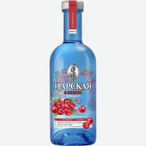 Водка Царская Оригинальная Клюква, 38%, 0.5л, Россия
