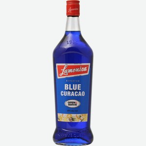 Ликер Ламоника Блю Кюрасао, 24%, 0.85л, Россия