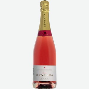 Игристое Кава Нувиана Росадо, розовое брют, 12%, 0.75л, Испания