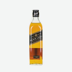 Виски Johnnie Walker Black Label 0.7 л, 12 лет, 43%, Шотландия, подарочная упаковка