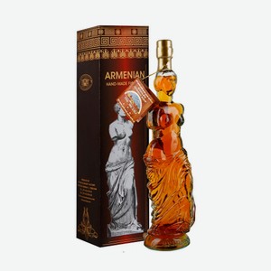 Коньяк армянский ординарный Афродита 5-летний 40% 0,5л в подарочной упаковке 0.5 л