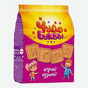 Печенье сахарное Чудо-буквы Брянконфи 250гр