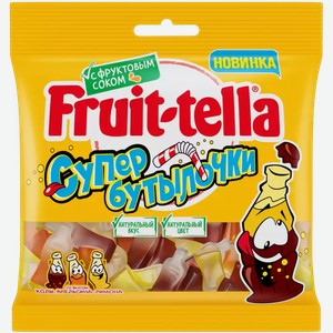 Мармелад жевательный FRUITTELLA СУПЕР БУТЫЛОЧКИ 100Г