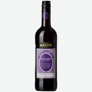 Вино Hardy s Stamp of Australia Cabernet Merlot красное полусухое 0,75 л