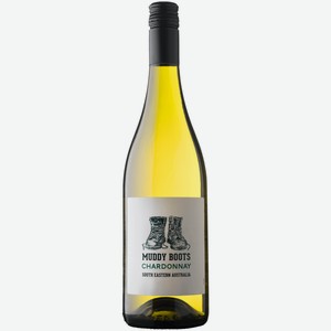 Вино Muddy Boots Chardonnay белое сухое 0,75 л