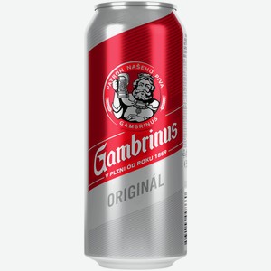 Пиво Gambrinus Original 0,5 л ж/б