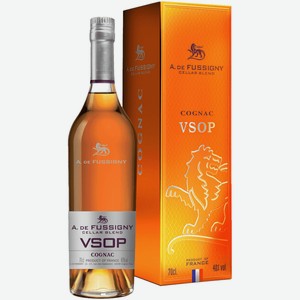 Коньяк A. de Fussigny Cellar Blend VSOP 0,7 л в подарочной упаковке