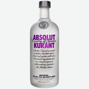 Настойка Absolut с черной смородиной 0,5 л