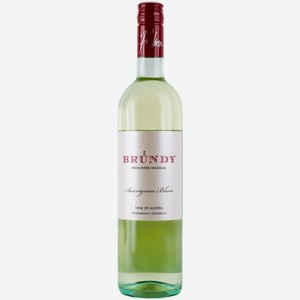 Вино Brundy Sauvignon Blanc белое сухое 0,75 л