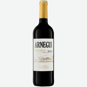 Вино Arnegui Tempranillo Rioja красное сухое 0,75 л