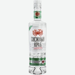 Водка Снежный краб Охотский 0,7 л