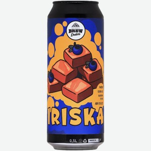 Пивной напиток Brew Dealers Iriska светлый 0,5 л ж/б