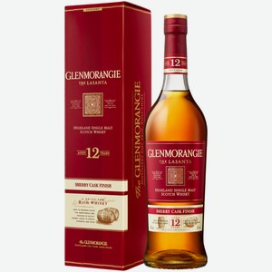 Виски Glenmorangie The Lasanta Sherry Cask Finish 12 лет 0,7 л в подарочной упаковке