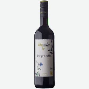 Вино BIOrebe Tempranillo красное сухое 0,75 л