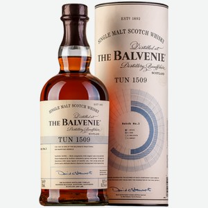 Виски The Balvenie TUN 1509 0,7 л в подарочной упаковке туба