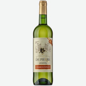 Вино Chevalier de Pierre Chardonnay белое сухое 0,75 л