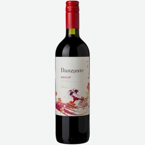 Вино Danzante Merlot красное сухое 0,75 л