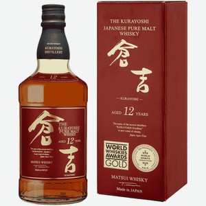 Виски The Kurayoshi 12 лет 0,7 л в подарочной упаковке