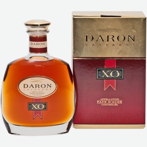 Кальвадос Daron Pays D auge XO 0,7 л в подарочной упаковке