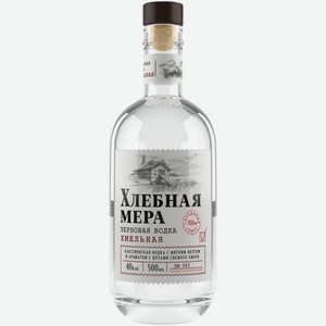 Водка Хлебная Мера Хмельная 0,5 л