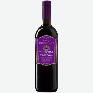 Вино Colle dei Cipressi Nero d Avola красное сухое 0,75 л