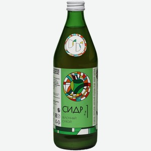 Сидр Дальняя Дача №1 Яблочный Сухой 0,5 л