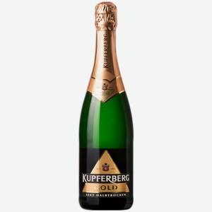 Вино игристое Kupferberg Gold Halbtrocken белое полусладкое 0,75 л