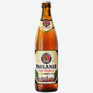Пиво Paulaner Hefe-Weissbier 0,5 л ст/б