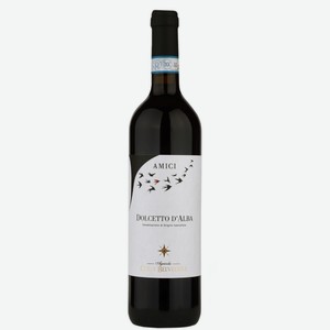 Вино Colle Belvedere Amici Dolcetto d Alba красное сухое 0,75 л