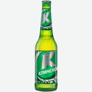 Пиво Клинское светлое 0,45 л ст/б