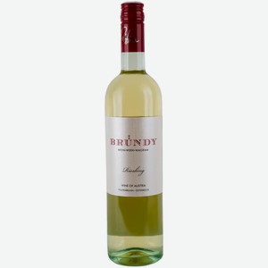 Вино Brundy Riesling белое полусухое 0,75 л
