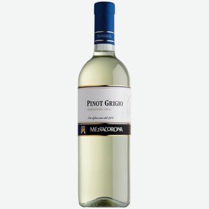 Вино Mezzacorona Pinot Grigio Trentino белое сухое 0,75 л