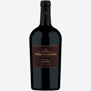 Вино Three Finger Jack Old Vine Zinfandel красное сухое 0,75 л