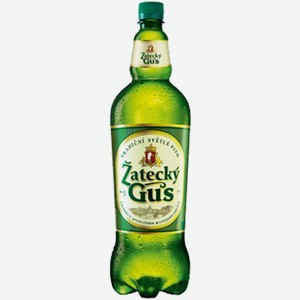 Пиво Zatecky Gus светлое 1,35 л ПЭТ