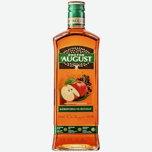 Настойка Doctor August Барвиновка на яблоках 0,5 л
