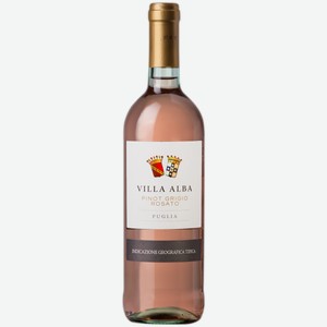 Вино Villa Alba Pinot Grigio Розато розовое сухое 0,75 л